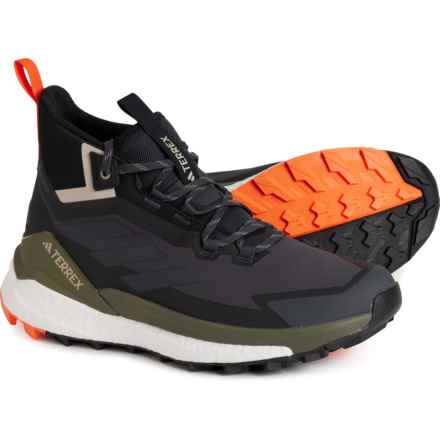 adidas outdoor Terrex Free Hiker 2 Gore-Tex® Hiking Boots - Waterproof (For Men) in Carbon/Grey Six
