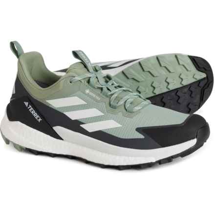 adidas outdoor Terrex Free Hiker 2 Low Gore-Tex® Hiking Shoes - Waterproof (For Men) in Silver Green/Crystal Jade