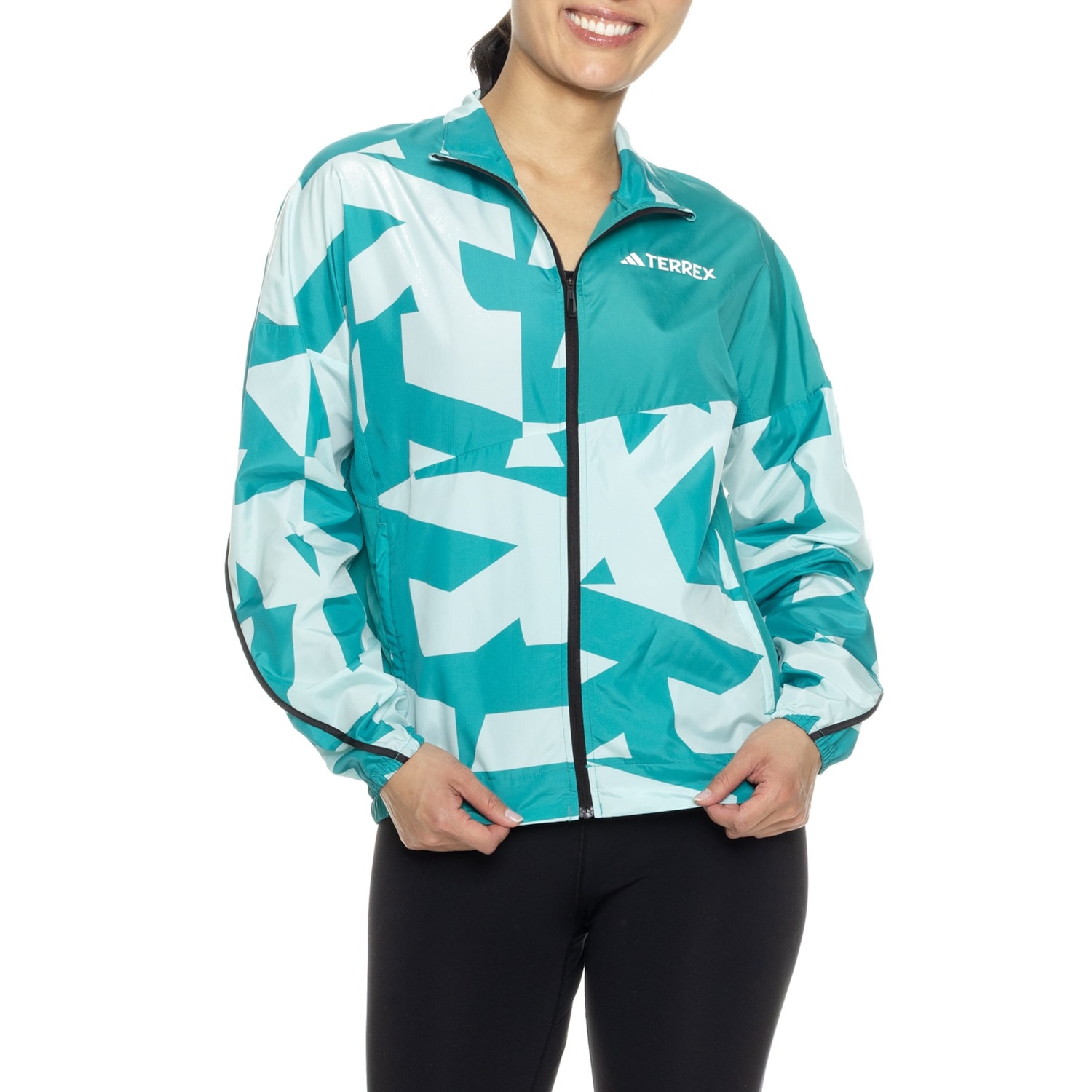 adidas outdoor Terrex Multi-Printed Wind Jacket - Save 80%