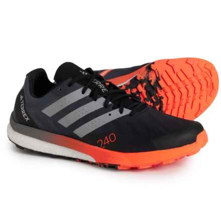adidas outdoor Terrex Speed Ultra Trail Running Shoes (For Men) in Core Black/Matte Silver