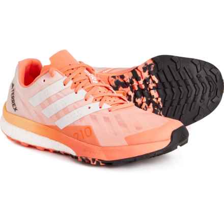 adidas outdoor Terrex Speed Ultra Trail Running Shoes (For Women) in Coral Fusion/Crystal White