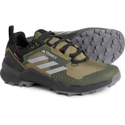 adidas outdoor Terrex Swift R3 Gore-Tex® Hiking Shoes - Waterproof (For Men) in Focus Olive/Grey Three