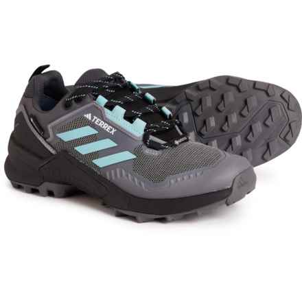 adidas outdoor Terrex Swift R3 Gore-Tex® Hiking Shoes - Waterproof (For Women) in Grey Five/Mint Ton