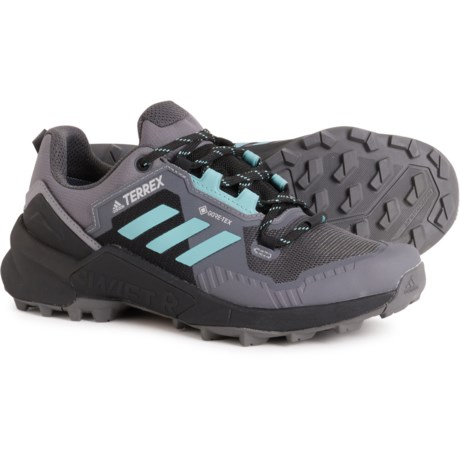 adidas outdoor Terrex Swift R3 Gore-Tex® Hiking Shoes - Waterproof (For Women) in Grey Five/Minton/Core Black