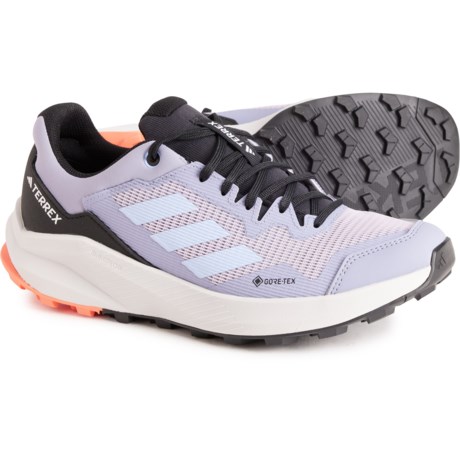 adidas outdoor Terrex Trailrider Gore-Tex® Trail Running Shoes - Waterproof (For Women) in Silver Violet/Blue Dawn
