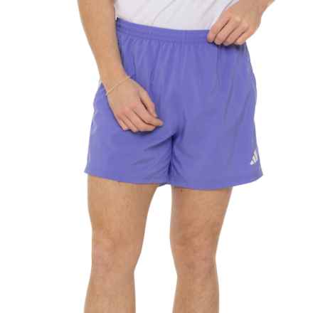 adidas Own the Run Shorts - Built-In Brief in Semi Cobalt Blue
