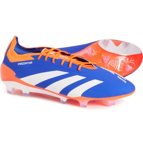 adidas Predator Elite Firm Ground Soccer Cleats (For Men) in Lucid Blue