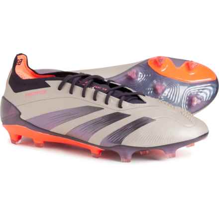 adidas Predator Elite Firm Ground Soccer Cleats (For Men) in Platin Met.