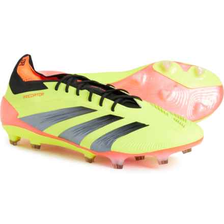 adidas Predator Elite Firm Ground Soccer Cleats (For Men) in Team Solar Yellow 2