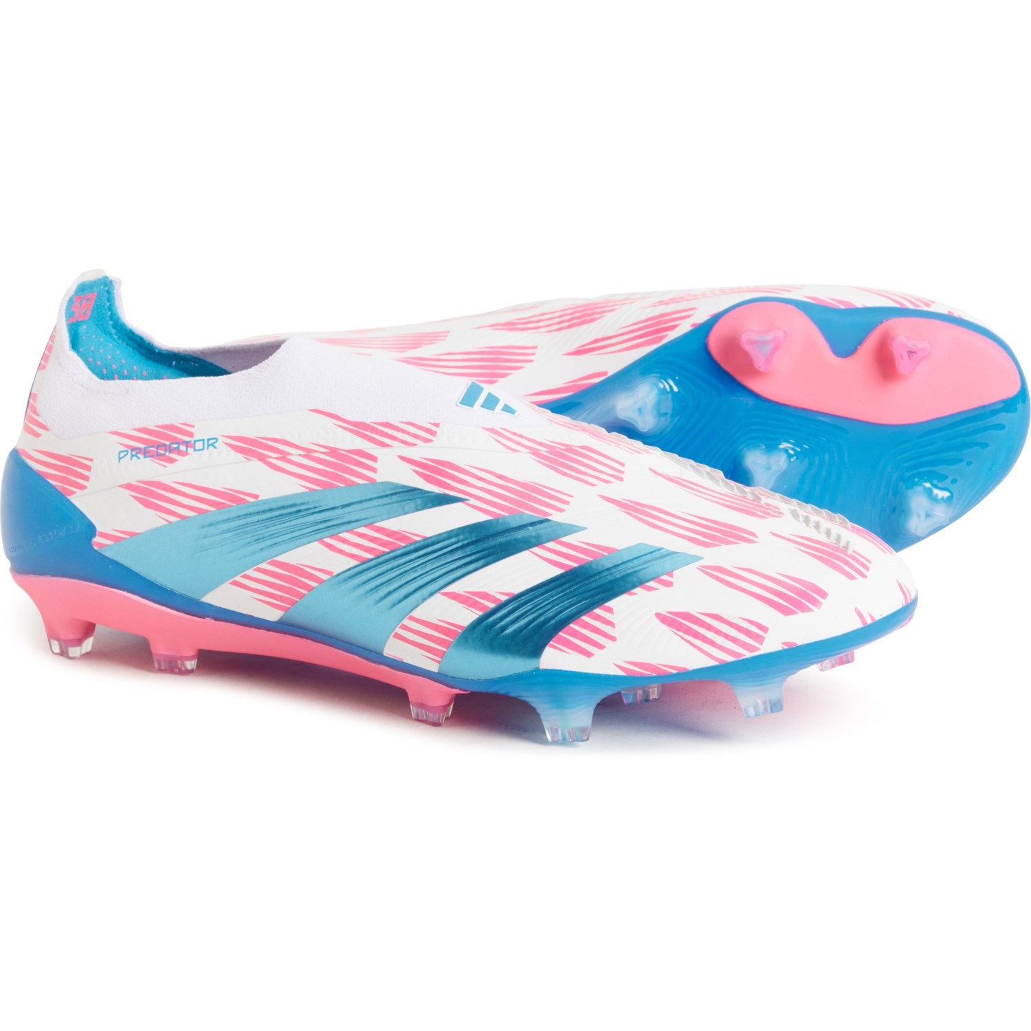 PREDATOR ELITE LACELESS SG アディダス Adidas Predator Elite Laceless SG Lucid Blue / Cloud White