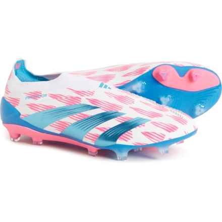 adidas Predator Elite Laceless Firm Ground Soccer Cleats (For Men) in Ftwr White