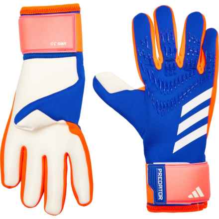 adidas Predator League Goalkeeper Gloves in Lucid Blue/Solar Red