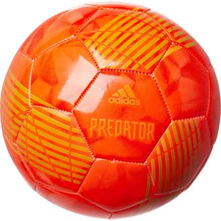 adidas Predator Training Soccer Ball in Solar Red/Solar Green