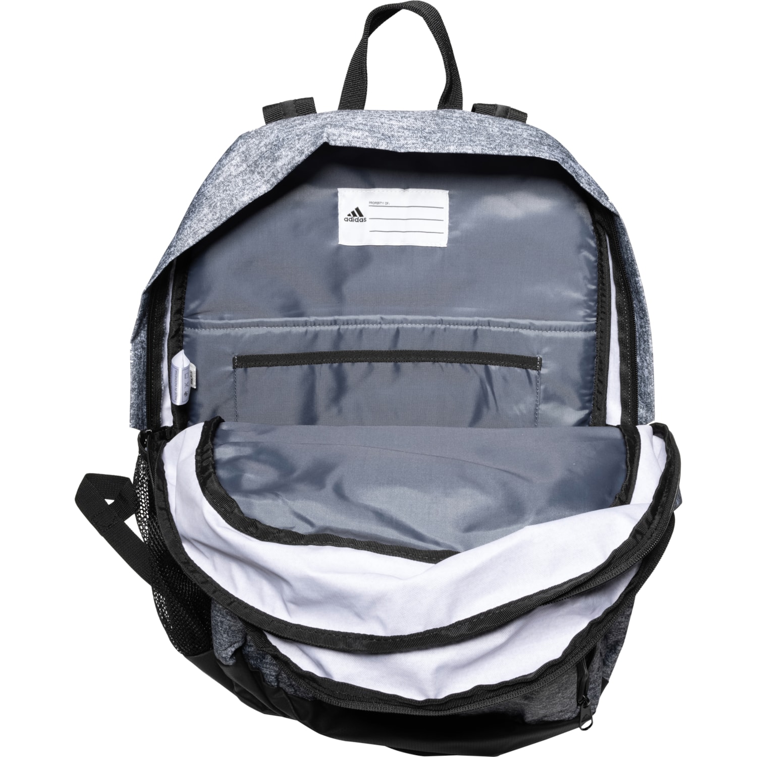 Adidas Backpack White & Onyx Grey New With Tags Amazon.com: adidas Unisex Foundation Backpack for Laptop  main image 4