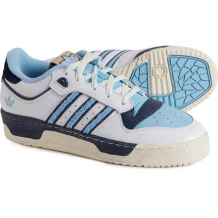 adidas Rivalry Low 86 Shoes - Leather (For Men) in Footwear White/Clear Blue/Shadow Navy