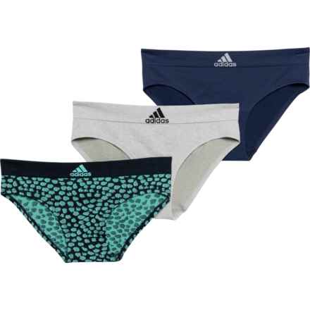 adidas Seamless Panties - 3-Pack, Hipster in Navy/Grey/Print