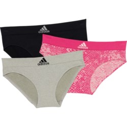 adidas Seamless Panties - 3-Pack, Hipster in Pink/Grey/Black