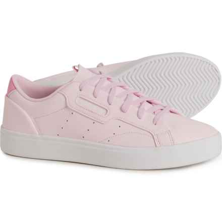 adidas Sleek Sneakers (For Women) in Pink/White