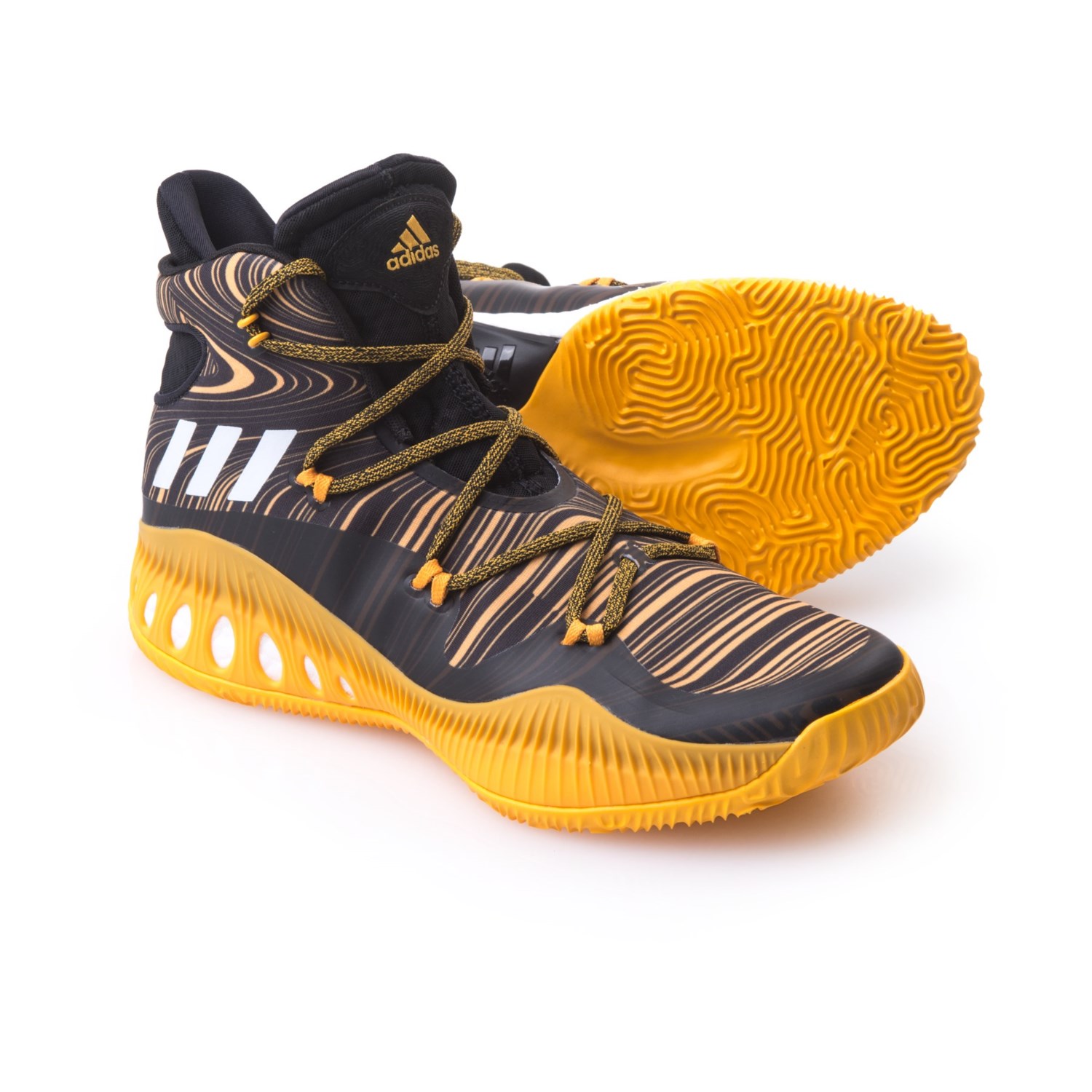 adidas yellow basketball shoes