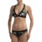 9092T_3 adidas Space Case Banded Hipster Bikini Bottoms (For Women)