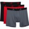 adidas Sport-Performance Boxer Briefs - 3-Pack in Scarlet Red/Onix Grey/Black