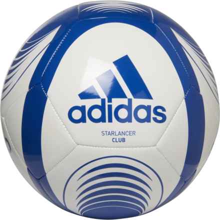 adidas Starlancer Club Soccer Ball - Size 4 in Royal Blue
