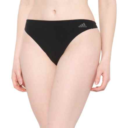 adidas Stretch Panties - Thong (For Women) in Black