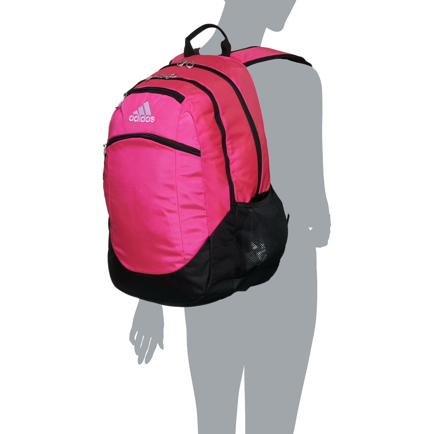 (取寄) アディダス ストライカー リ チーム バックパック - チーム ショック ピンク-ブラック-ホワイト adidas Striker II Team Backpack - Team Shock Pink-Black-White  Team Shock Pink/Black/White adidas Striker II Team Backpack - Team Shock Pink-Black-White