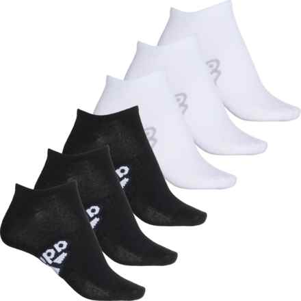 adidas Superlite Classic No-Show Socks - 6-Pack, Below the Ankle (For Women) in Black/Night Grey/White