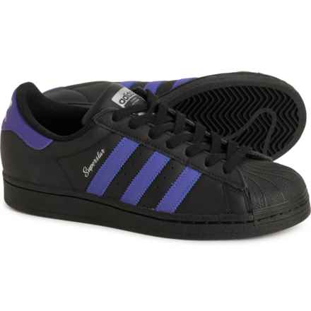 adidas Superstar Sneakers - Leather (For Women) in Core Black