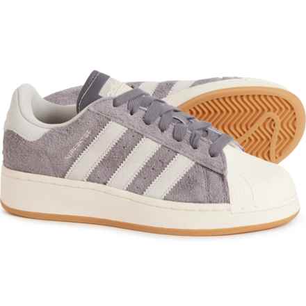 adidas Superstar XLG Sneakers - Suede (For Women) in Trace Grey