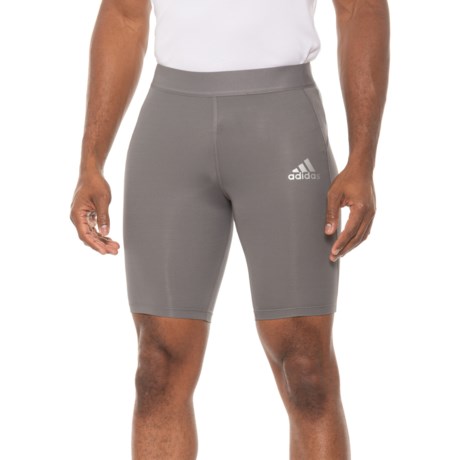 adidas Techfit Compression Shorts Men's Gray Used - Helia Beer Co