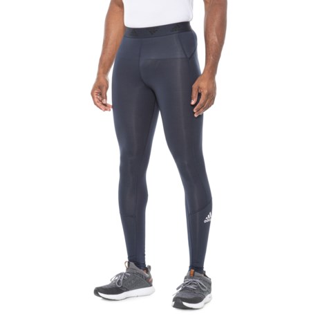 NEW MEN'S ADIDAS TECHFIT COMPRESSION LONG TIGHTS ~ SIZE LARGE