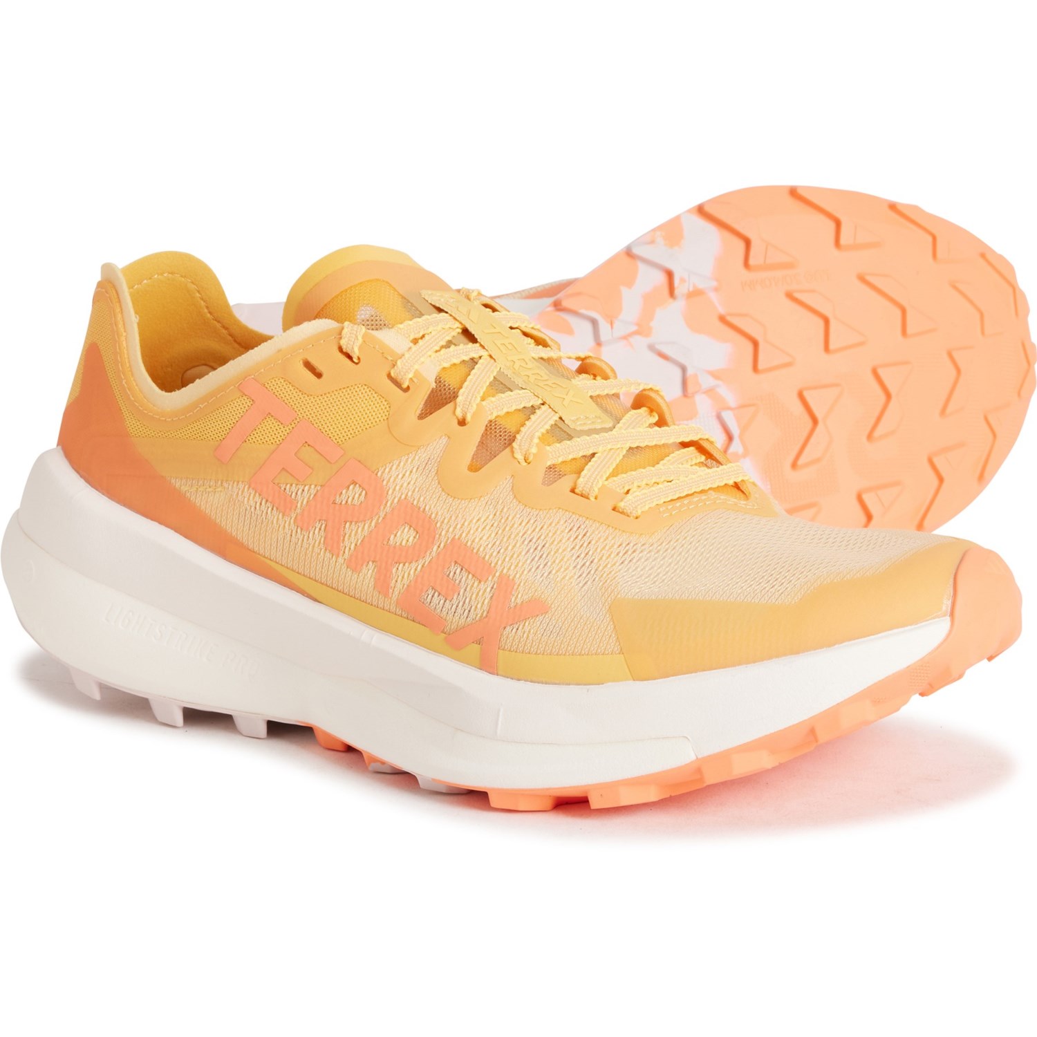 Orange adidas womens running shoes best sale