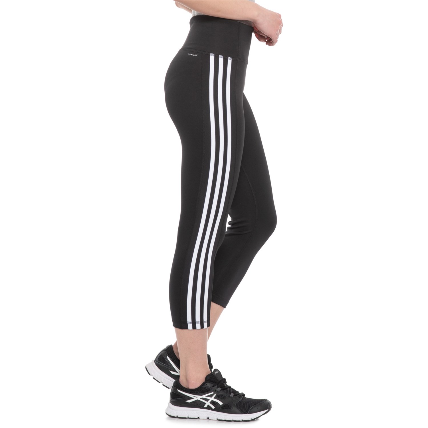 adidas womens three stripe leggings