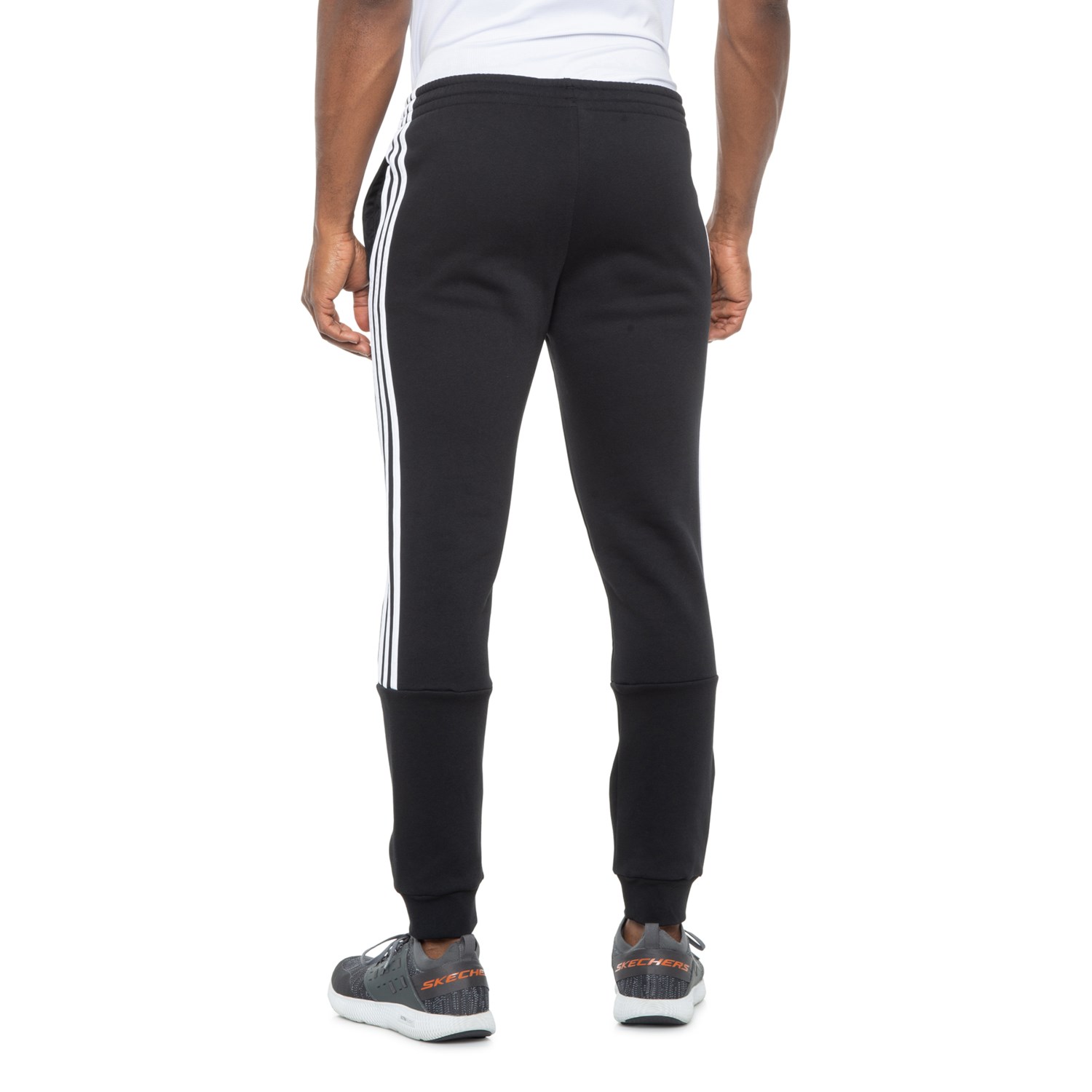 adidas Three-Stripe Fleece Joggers (For Men) - Save 28%