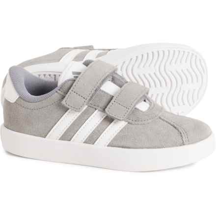 adidas Toddler Boys VL Court 3.0 Shoes - Suede in Grey Three