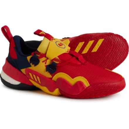 adidas Trae Young 1 MCAAG Basketball Shoes (For Men) in Red Sld/Bold Gold/Navy Blue