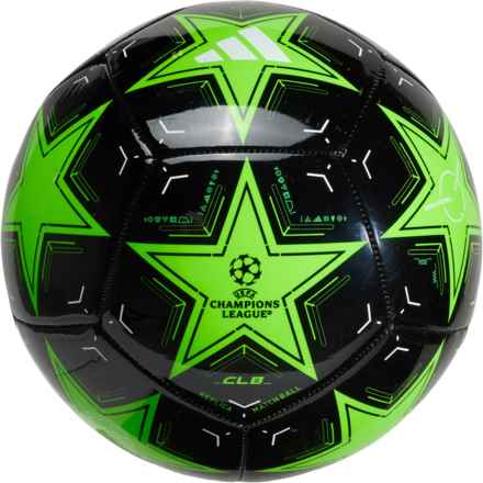 adidas UEFA Champions League Soccer Ball - Size 4 in Solar Green/Black