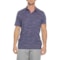 adidas Ultimate365 Mesh Printed Polo Shirt - Short Sleeve in Preloved Violet