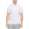 adidas Ultimate365 Mesh Printed Polo Shirt - Short Sleeve in White/ Black