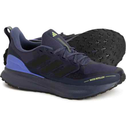 adidas UltraRun 5 Trail Running Shoes (For Men) in Shadow Navy/Core Black/Pulse Lime