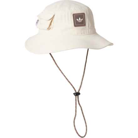 adidas Utility 3.0 Boonie Hat in Wonder White/Trace Brown/White