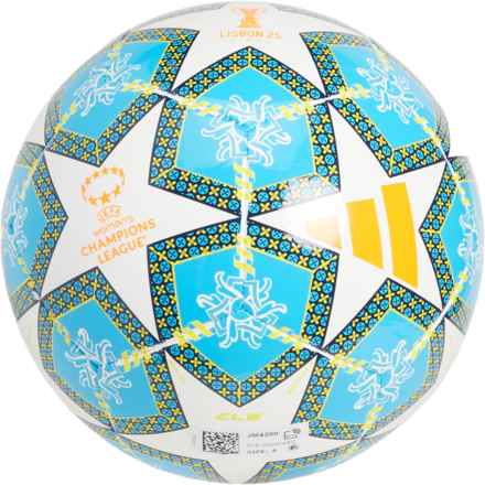 adidas UWCL Club Soccer Ball (For Women) in White/Blue/Coral
