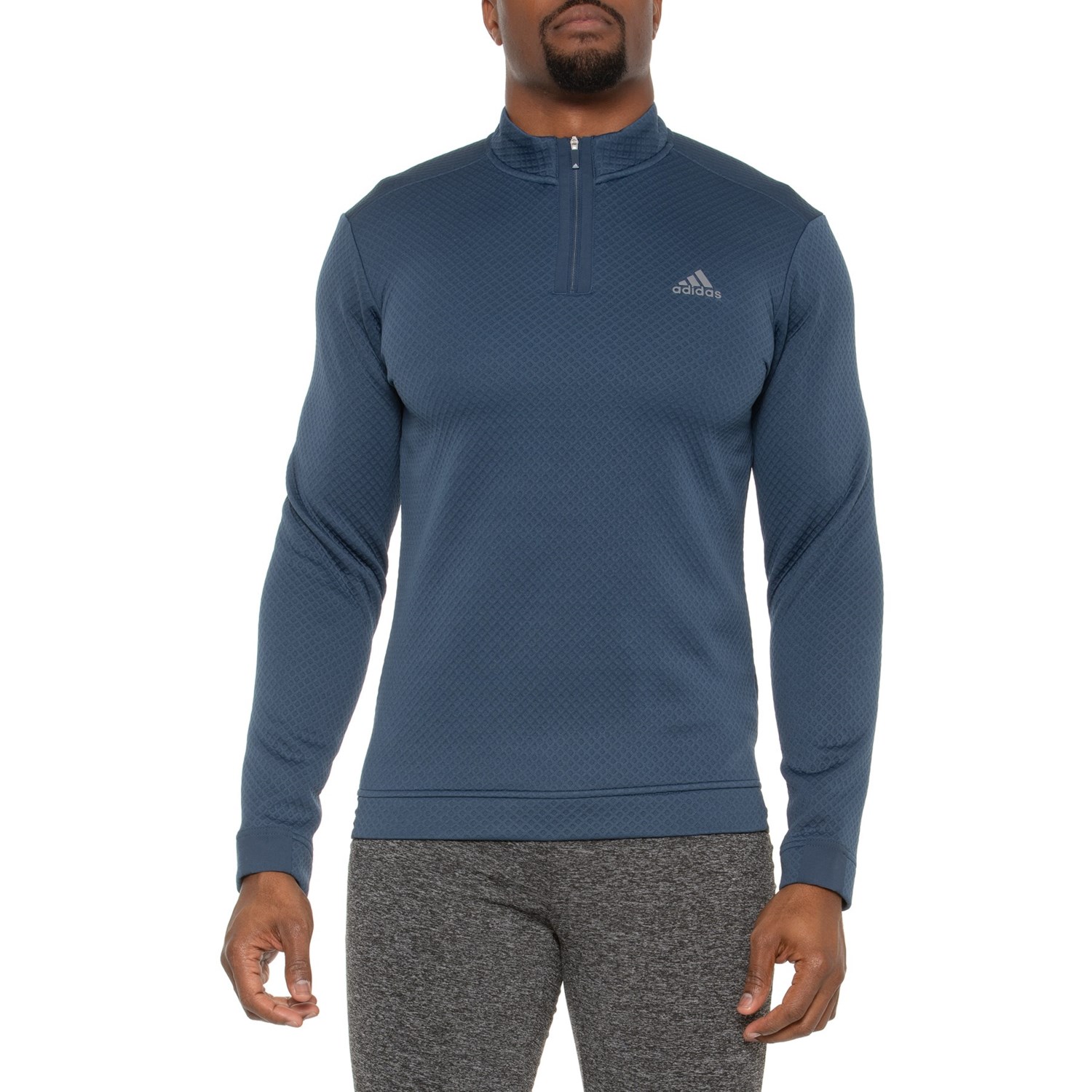 adidas Water Resistant Pullover Sweater Zip Neck Save 50