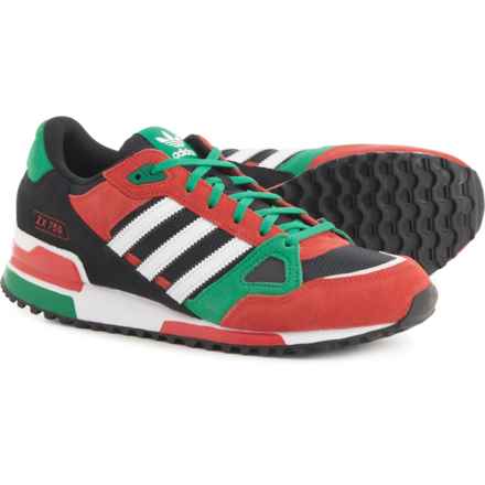 adidas ZX 750 Running Shoes (For Men) in Core Black/Footwear White/Green