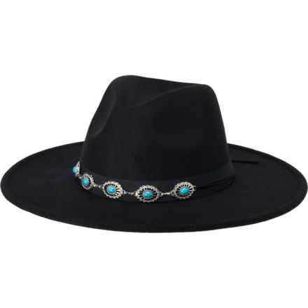 Adora Felt Safari Hat in Black
