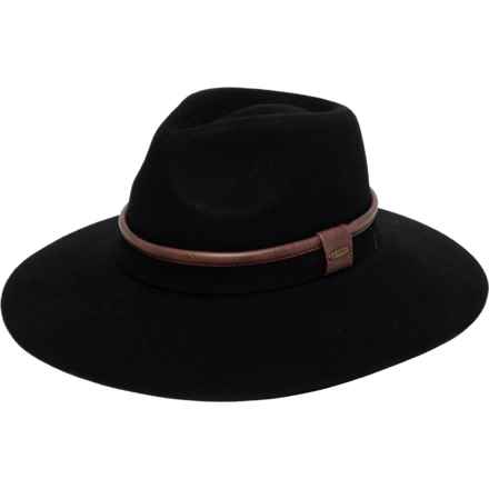 Adora Wool Felt Safari Hat (For Women) in Black