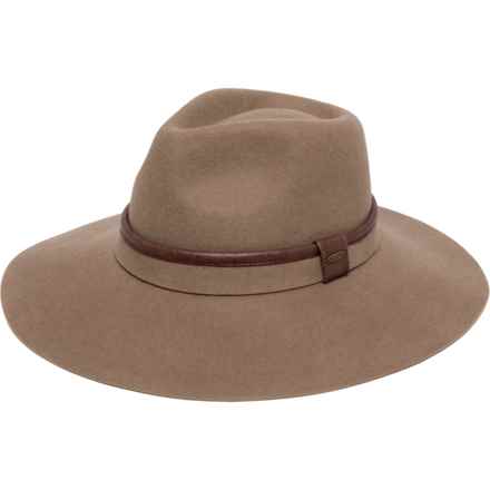 Adora Wool Felt Safari Hat in Tan