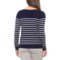 442VV_2 Adrienne Vittadini Breton Stripe Sweater - Merino Wool (For Women)
